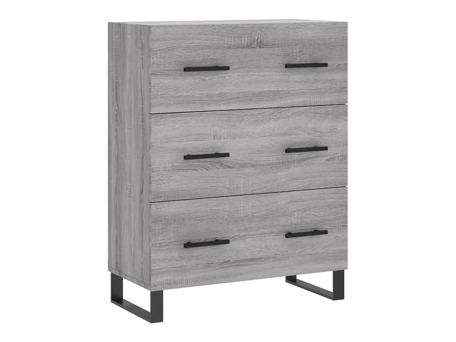 Aparador Sonoma gris 69,5x34x90 cm madera de ingeniería