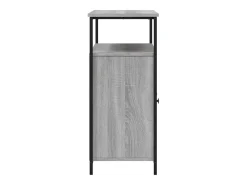 Aparador Sonoma gris 100x35x80 cm madera de ingeniería