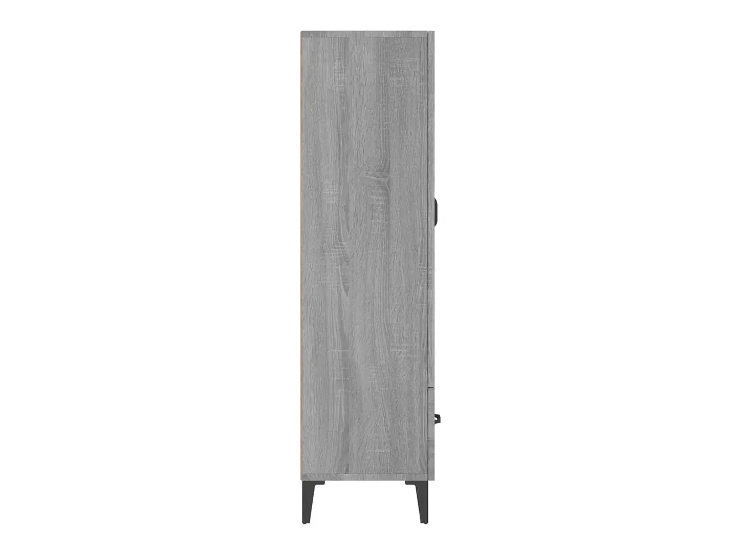Aparador Sonoma gris 70x31x115 cm Madera de ingeniería