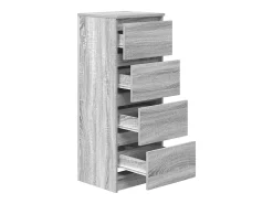 Aparador Sonoma gris 37,5x35x99 cm madera de ingeniería