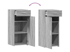Aparador Sonoma gris 40x42,5x93 cm madera de ingeniería