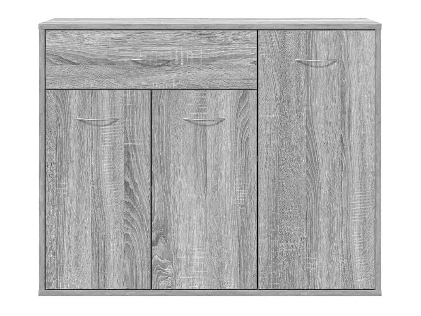 Aparador Sonoma gris 88x30x70 cm Madera de ingeniería