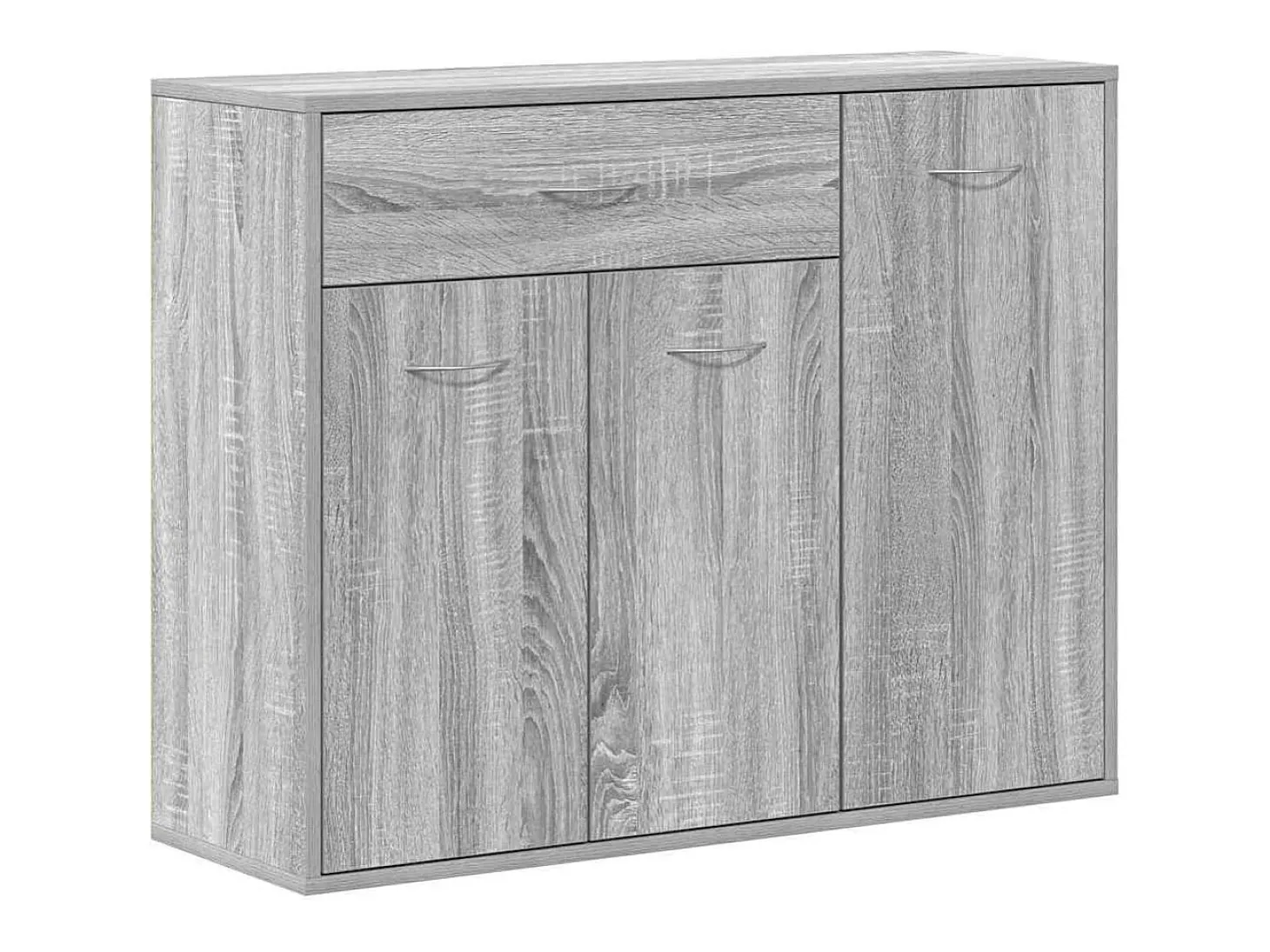 Aparador Sonoma gris 88x30x70 cm Madera de ingeniería