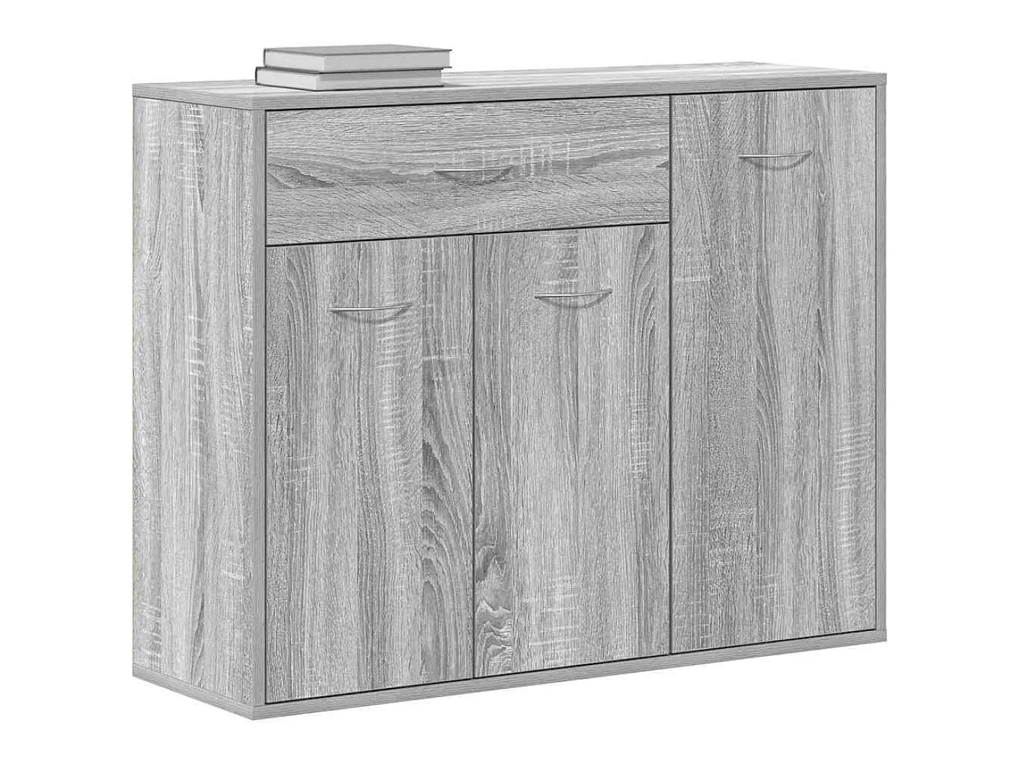 Aparador Sonoma gris 88x30x70 cm Madera de ingeniería
