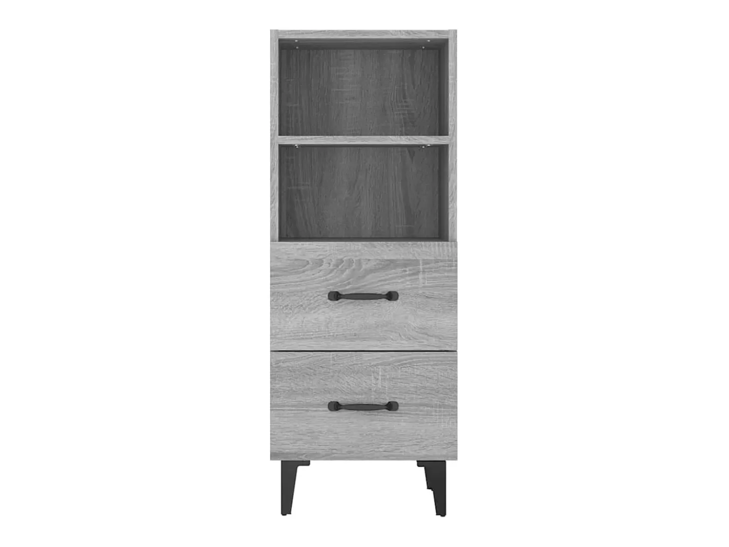 Aparador Sonoma gris 34,5x34x90 cm Madera de ingeniería