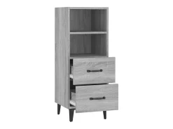 Aparador Sonoma gris 34,5x34x90 cm Madera de ingeniería