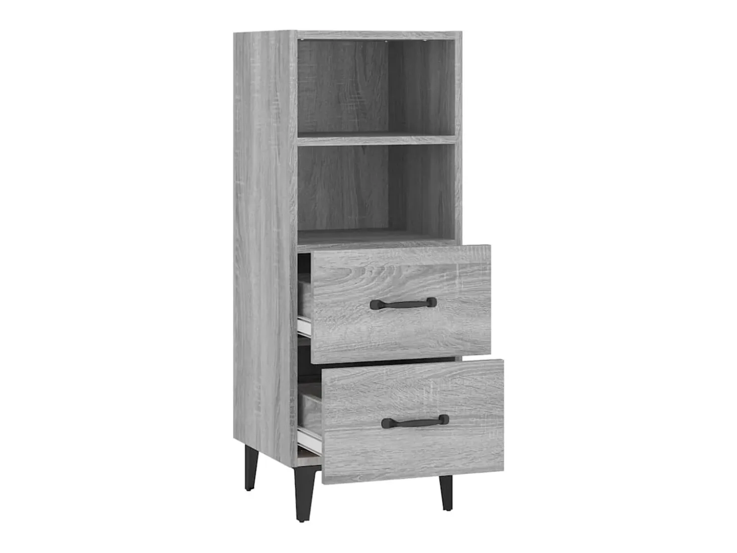 Aparador Sonoma gris 34,5x34x90 cm Madera de ingeniería