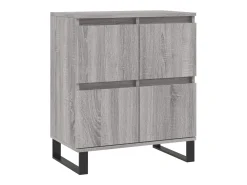 Aparador Sonoma gris 60x35x70 cm Madera de ingeniería