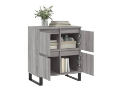Aparador Sonoma gris 60x35x70 cm Madera de ingeniería