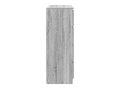 Aparador Sonoma gris 100x35x99 cm madera de ingeniería