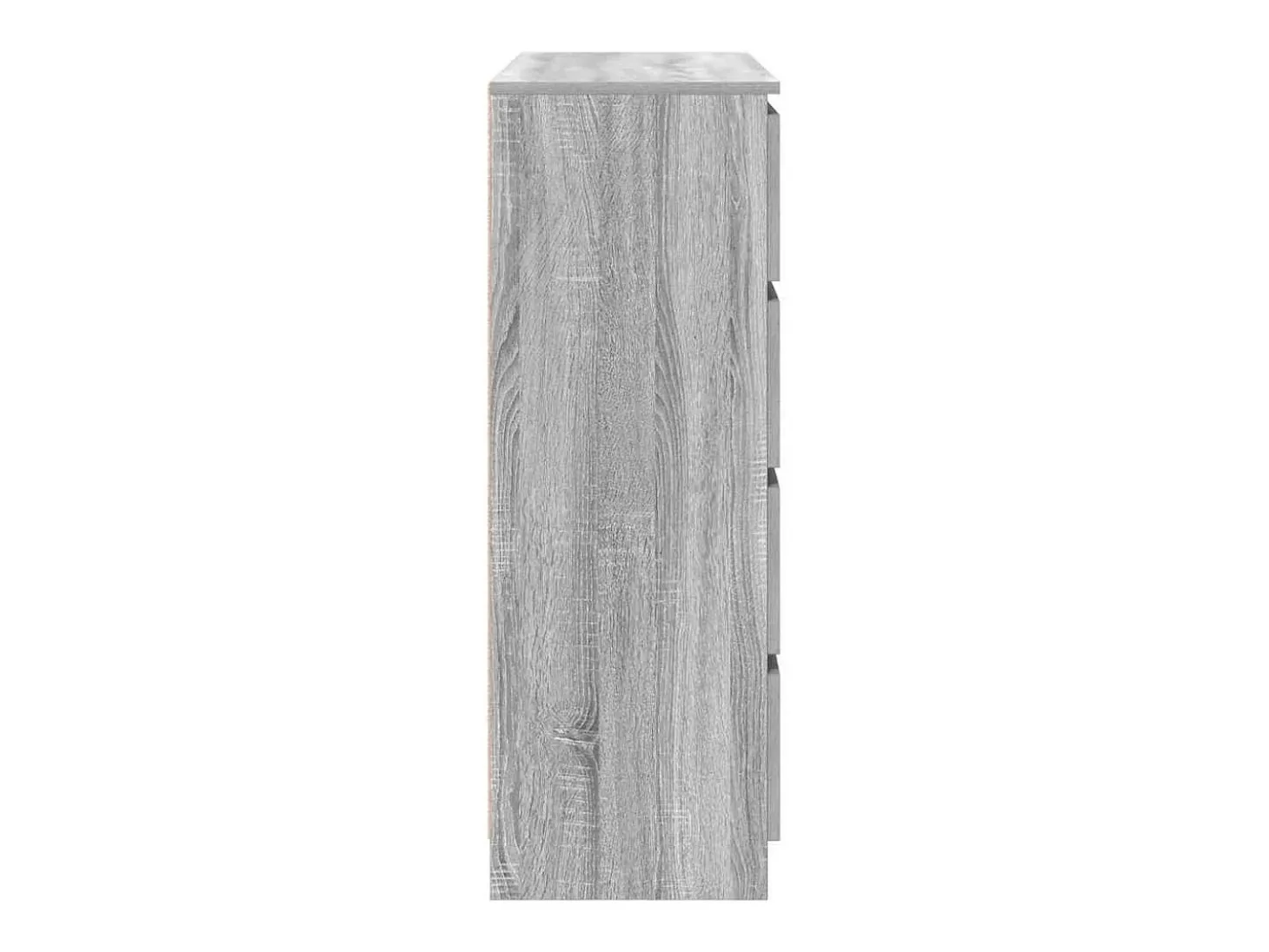 Aparador Sonoma gris 100x35x99 cm madera de ingeniería