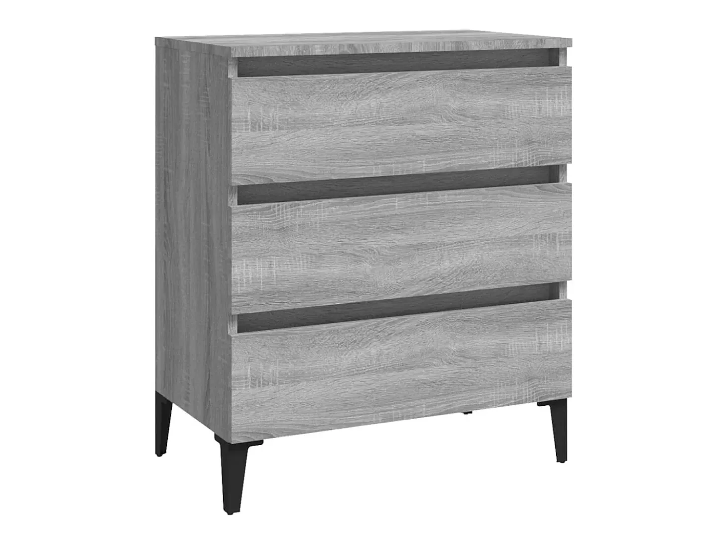 Aparador Sonoma gris 60x35x69 cm Madera de ingeniería