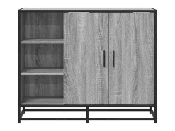 Aparador Sonoma gris 92x35x76 cm madera de ingeniería