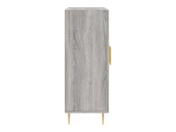 Aparador Sonoma gris 69,5x34x90 cm madera de ingeniería
