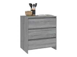 Aparador Sonoma gris 70x41x75 cm Madera de ingeniería