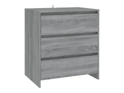 Aparador Sonoma gris 70x41x75 cm Madera de ingeniería