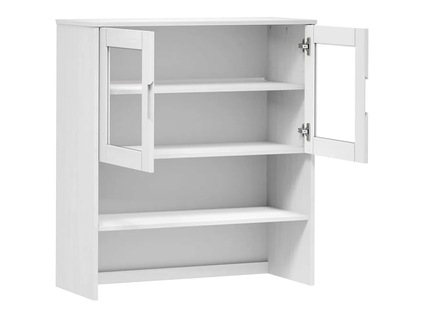 Aparador superior MOLDE madera maciza pino blanco 90x35x100 cm