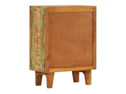 Aparador tallado a mano madera maciza reciclada 55x30x75 cm