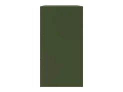 Aparador verde oliva 99x39x73 cm acero