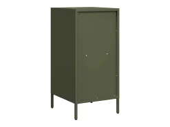 Aparador verde oliva 35x39x73,5 cm acero laminado en frío