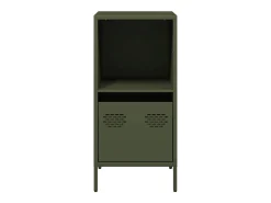 Aparador verde oliva 35x39x73,5 cm acero laminado en frío