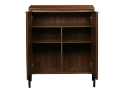 Aparador vintage efecto madera de nogal 83cm nogal