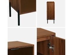 Aparador vintage efecto madera de nogal 83cm nogal