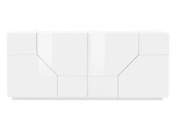 Aparador 200x43cm cocina salón 4 ambientes blanco Hariett
