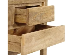 Aparador 120x30x75 cm madera maciza de mango