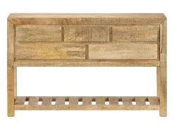 Aparador 120x30x75 cm madera maciza de mango