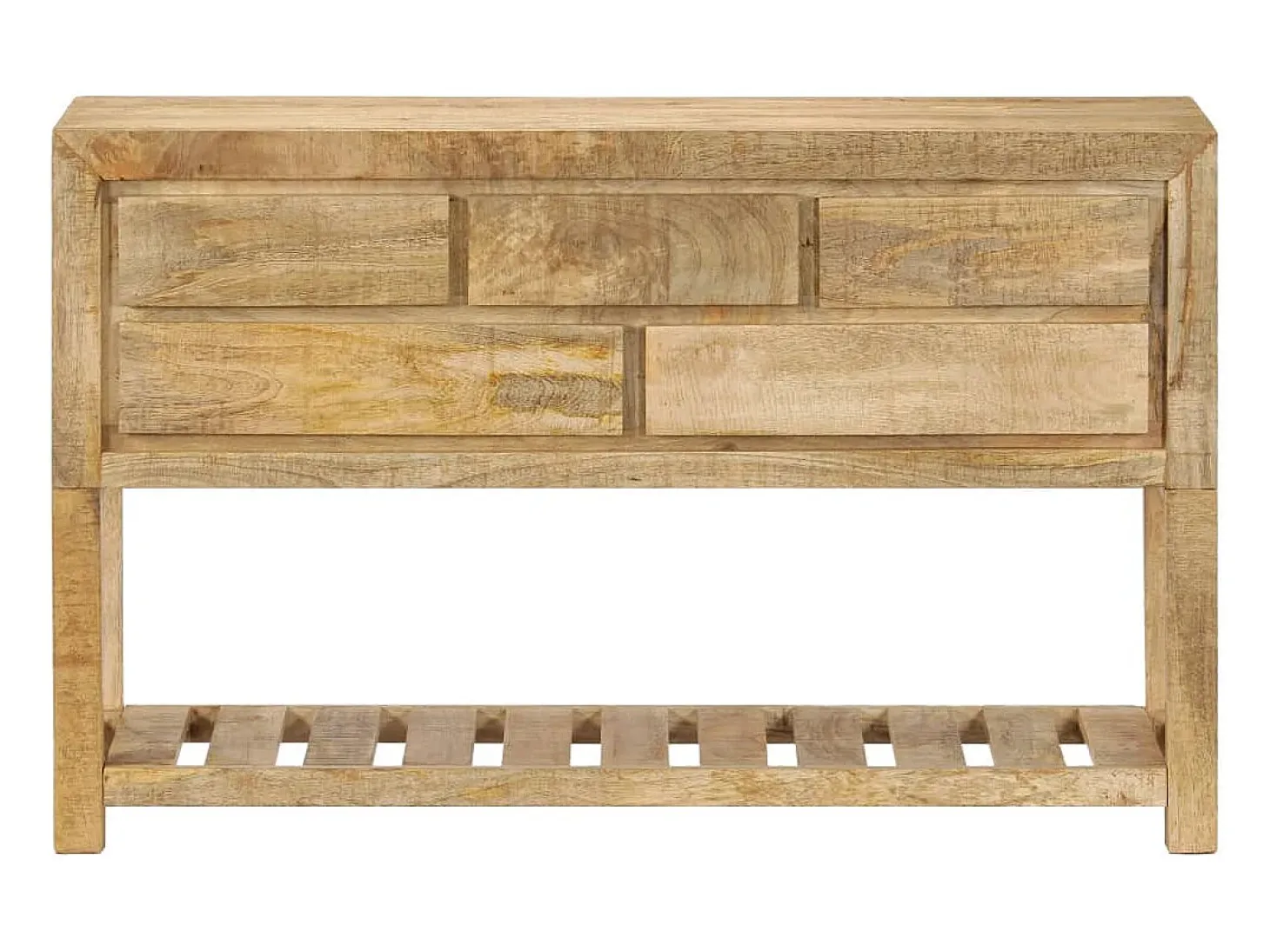 Aparador 120x30x75 cm madera maciza de mango