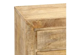 Aparador 120x30x75 cm madera maciza de mango