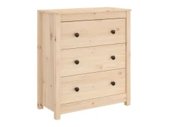 Aparador 70x35x80 cm madera maciza de pino