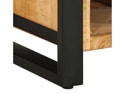 Aparador 55x35x70 cm madera maciza de mango crudo