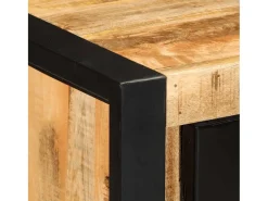 Aparador 55x35x70 cm madera maciza de mango crudo