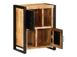 Aparador 55x35x70 cm madera maciza de mango crudo