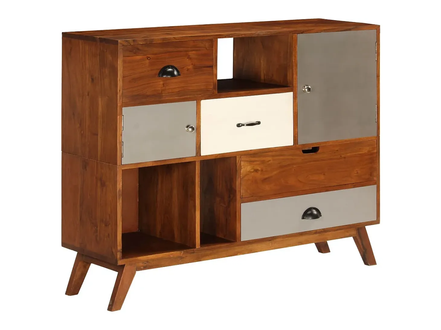 Aparador 115x35x86 cm Madera maciza de acacia