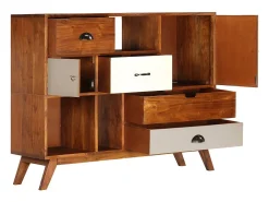 Aparador 115x35x86 cm Madera maciza de acacia