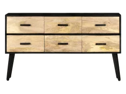 Aparador 110x33x64 cm Madera maciza de mango