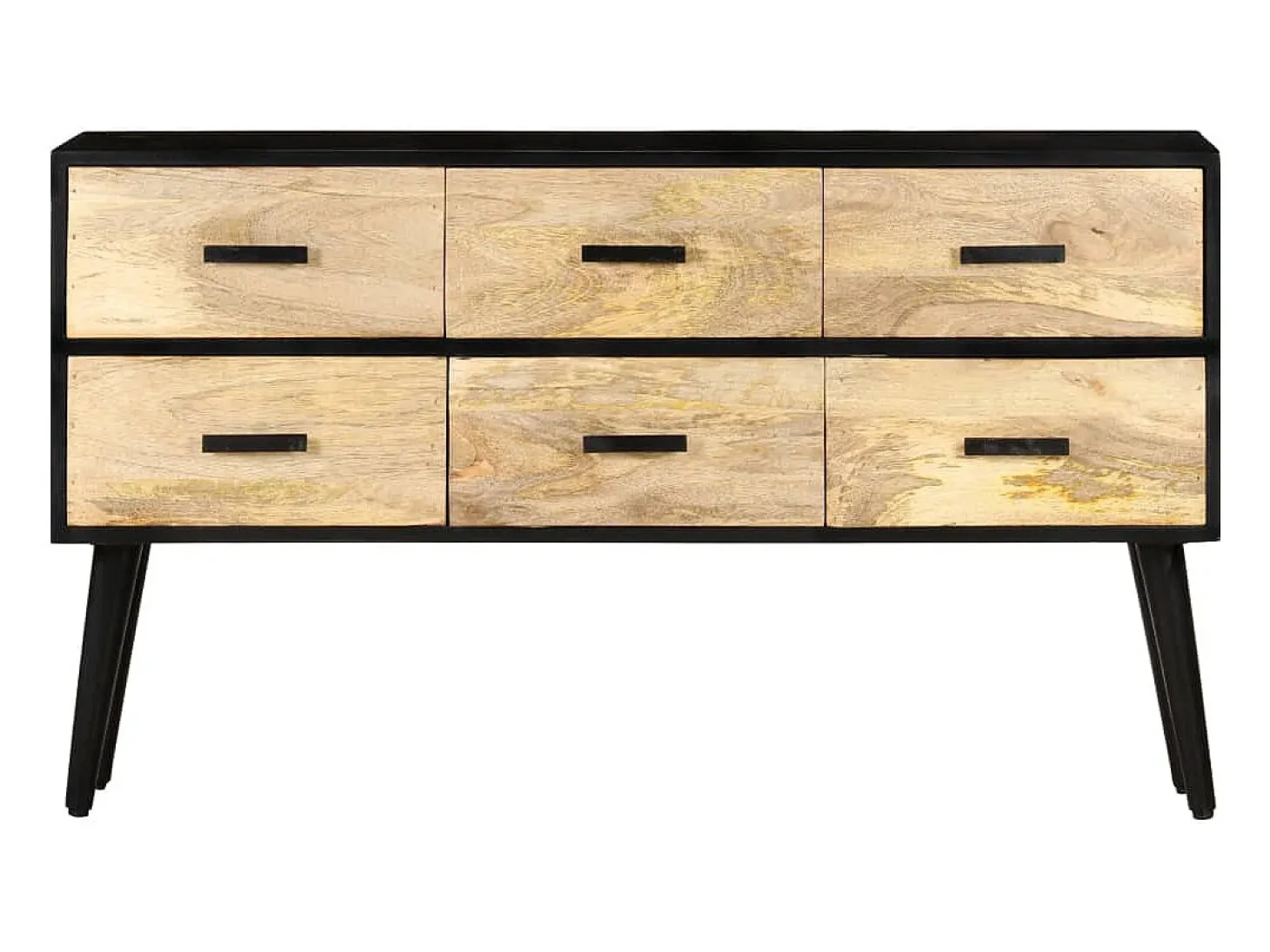 Aparador 110x33x64 cm Madera maciza de mango
