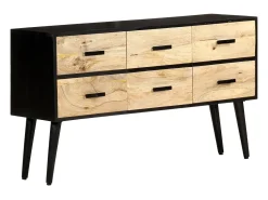 Aparador 110x33x64 cm Madera maciza de mango