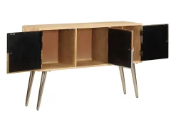 Aparador 120x30x75 cm madera maciza de mango