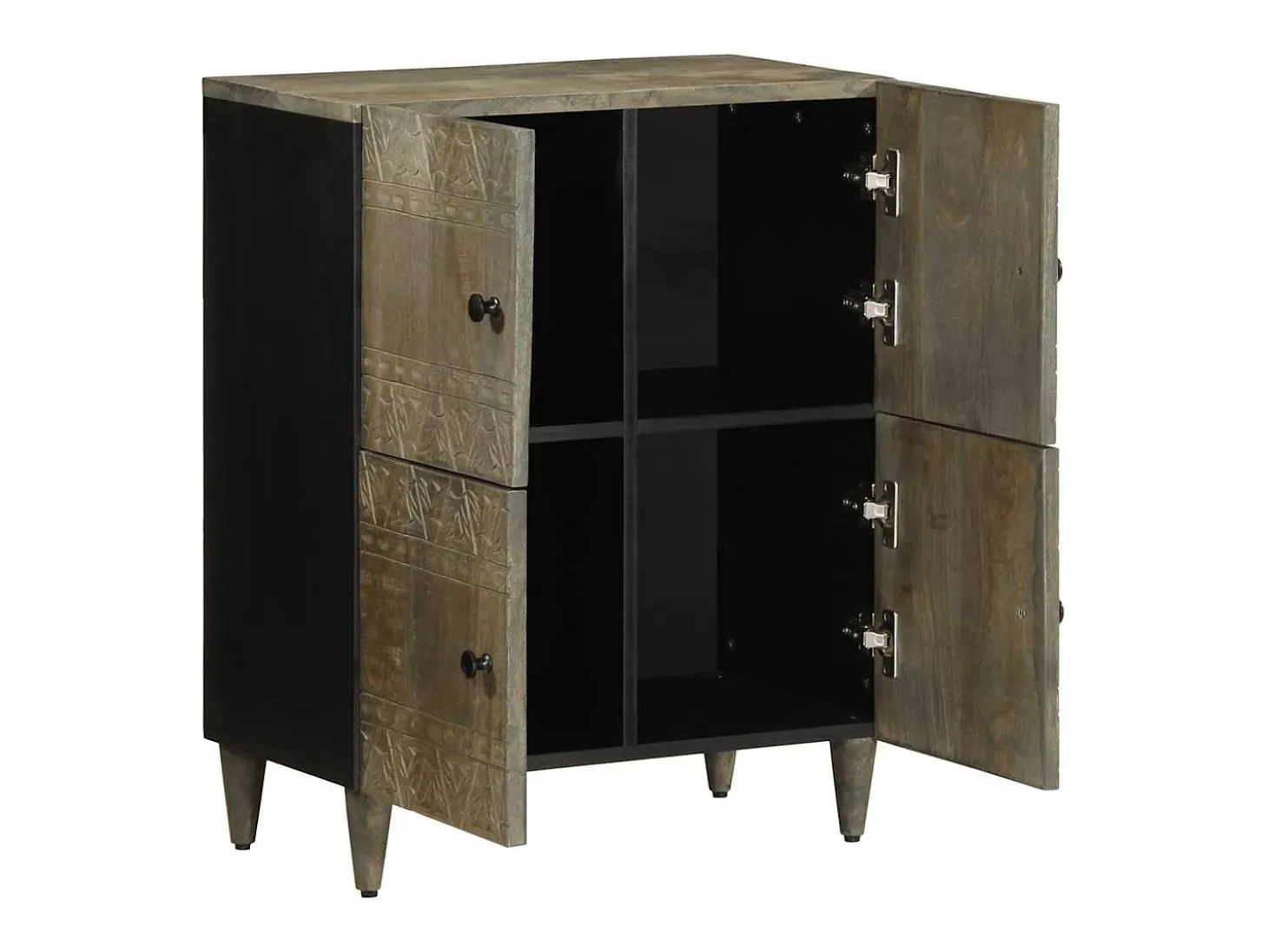 Aparador 60x33x75 cm Madera maciza de mango