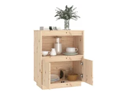 Aparador 60x34x75 cm Madera maciza de pino