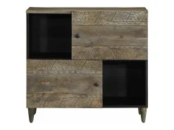 Aparador 80x33x75 cm madera maciza de mango