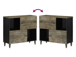 Aparador 80x33x75 cm madera maciza de mango