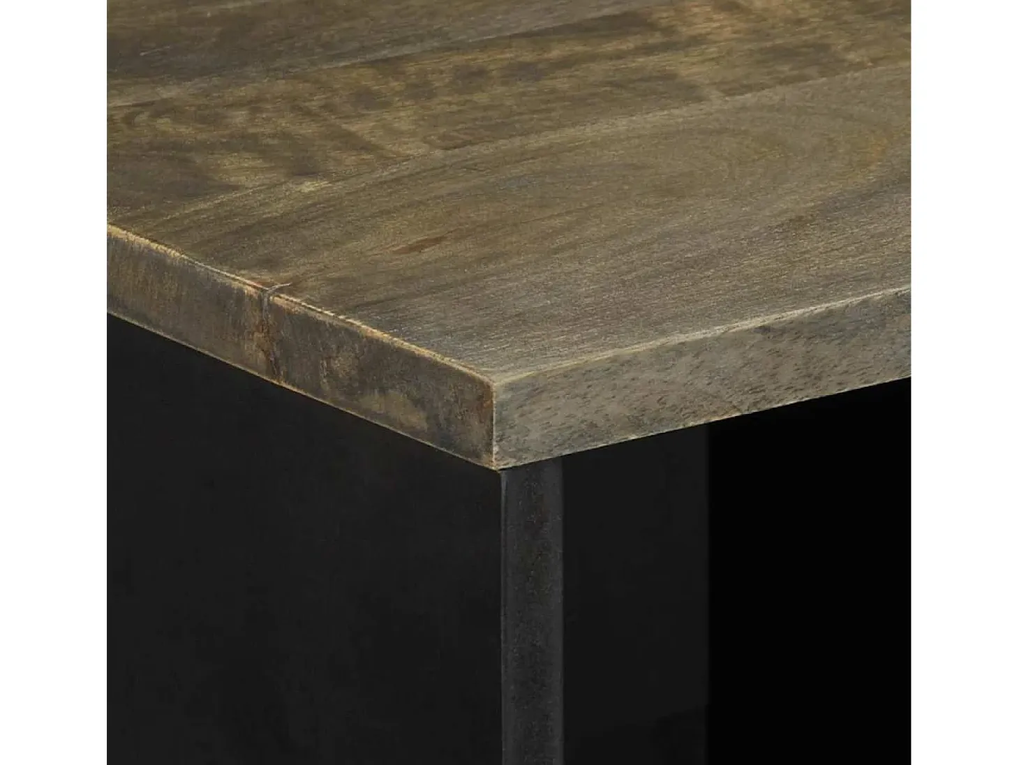 Aparador 80x33x75 cm madera maciza de mango