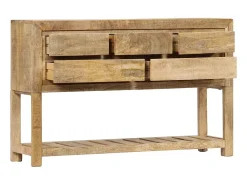 Aparador 120x30x75 cm madera maciza de mango ES11182