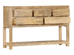 Aparador 120x30x75 cm madera maciza de mango ES11182