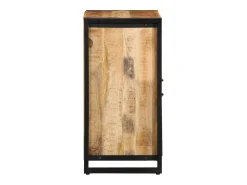 Aparador 55x35x70 cm madera maciza de mango crudo